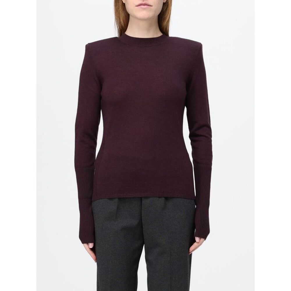 Pinko Women Pinko Slim Fit Pure Wool Long-Sleeved Crewneck Jumper